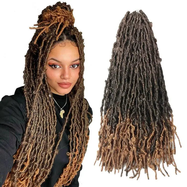 Toyotress Distressed Butterfly Locs Pre-twisted Distressed Synthetic Crochet Hair